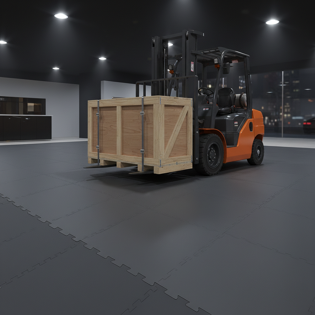 Heavy-Duty Concrete Overlay Tiles - 20 Tonne Rated - Professional flooring