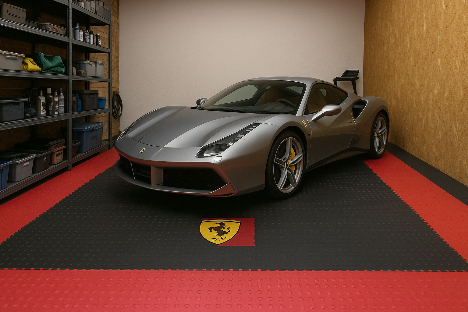 7mm Heavy-Duty Interlocking PVC Garage Floor Tiles | Industrial Grade | UK Stock