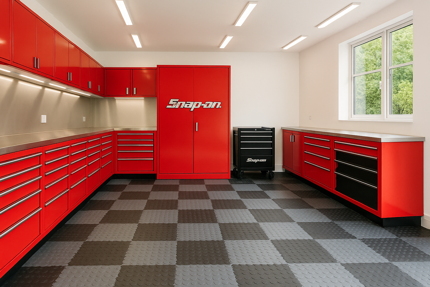 Home garage flooring
