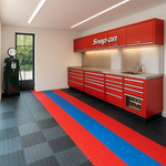 7mm Heavy-Duty Interlocking PVC Garage Floor Tiles | Industrial Grade | UK Stock