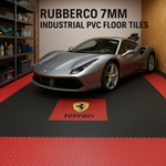 7mm Heavy-Duty Interlocking PVC Garage Floor Tiles | Industrial Grade | UK Stock