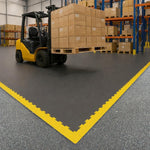 7mm T-Joint E500 Interlocking PVC Floor Tiles | Heavy-Duty Industrial | Garage & Workshop | UK Stock