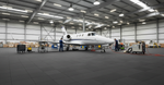 Aircraft hangar flooring tiles 10mm PVC aviation workshop floor UK