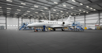 Aircraft hangar flooring tiles 10mm PVC aviation workshop floor UK