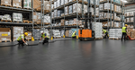 Epoxy Alternative Floor Tiles - Zero Cure Downtime - Professional flooring