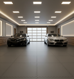 Aircraft Hangar Flooring Tiles 10mm PVC | Aviation Workshop Floor Protection | Jet Fuel Resistant 5T Load UK