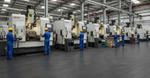 Industrial interlocking floor tiles 10mm PVC warehouse factory flooring UK