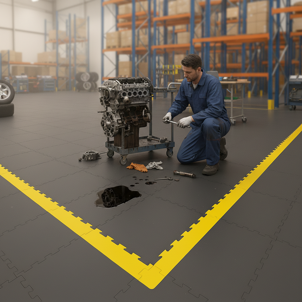 Trade Workshop Flooring - Oil & Chemical Resistant - Professional industrial flooring
