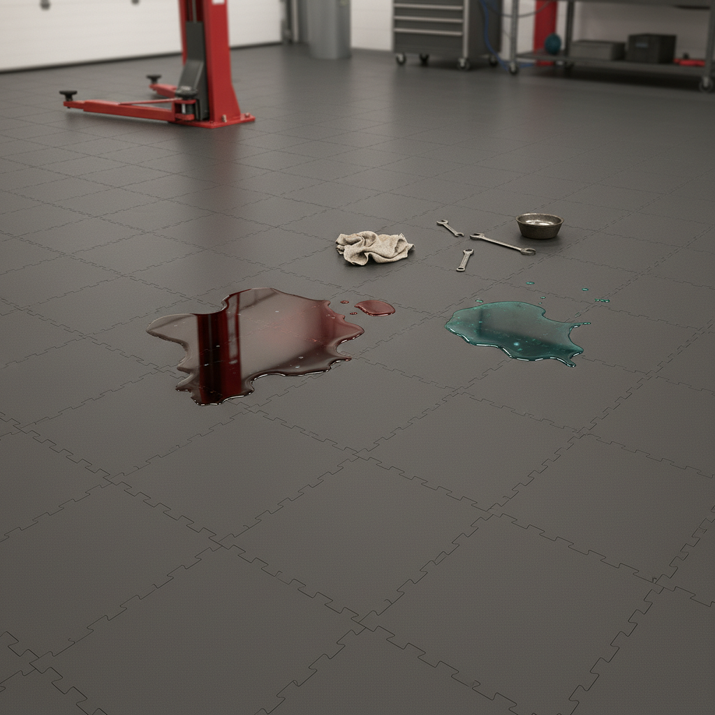 Trade Workshop Flooring - Oil & Chemical Resistant - Professional industrial flooring