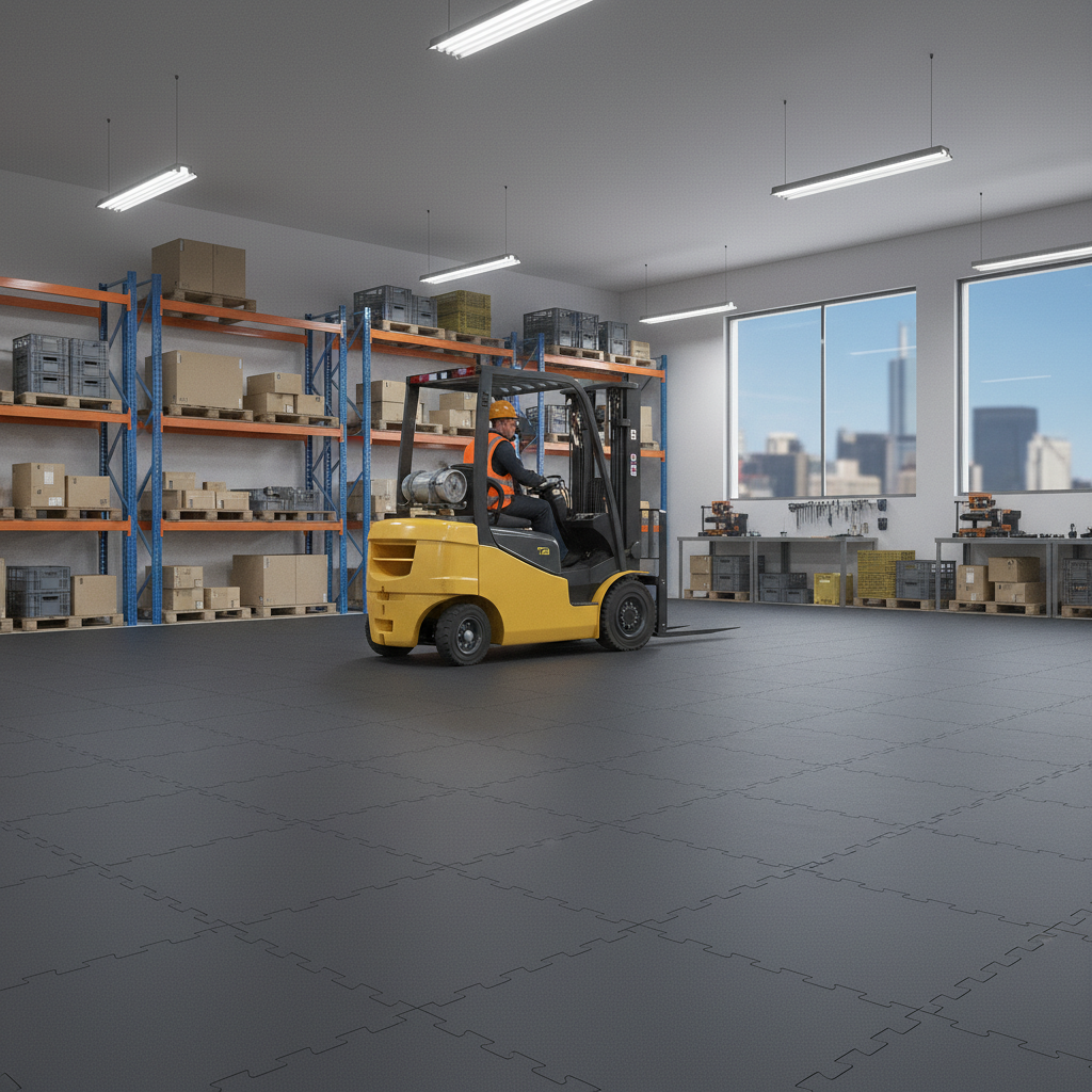 Epoxy Alternative Floor Tiles - Zero Cure Downtime - Professional industrial flooring