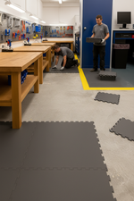 Concrete Floor Covering Tiles - Direct Overlay System - Professional industrial flooring