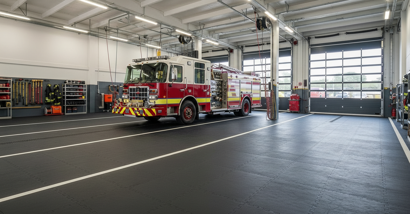 Fire Engine Bay Flooring - Appliance Weight Rated