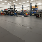 MOT Workshop Floor Tiles - Oil-Resistant Surface