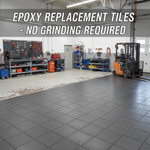 Epoxy Replacement Tiles - No Grinding Required