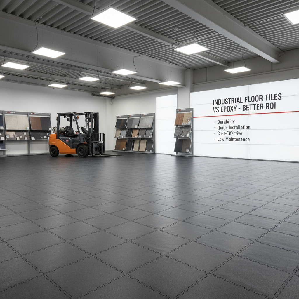 Industrial Floor Tiles vs Epoxy - Better ROI