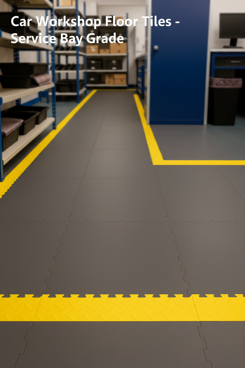 Car Workshop Floor Tiles - Service Bay Grade