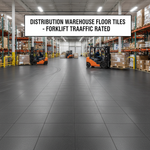 Distribution Warehouse Floor Tiles - Forklift Traffic Rated