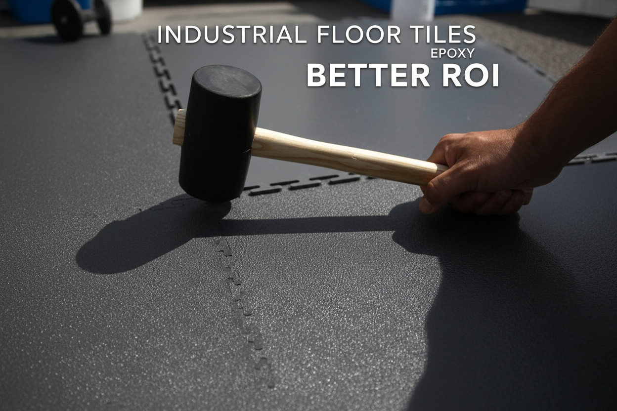 Industrial Floor Tiles vs Epoxy - Better ROI