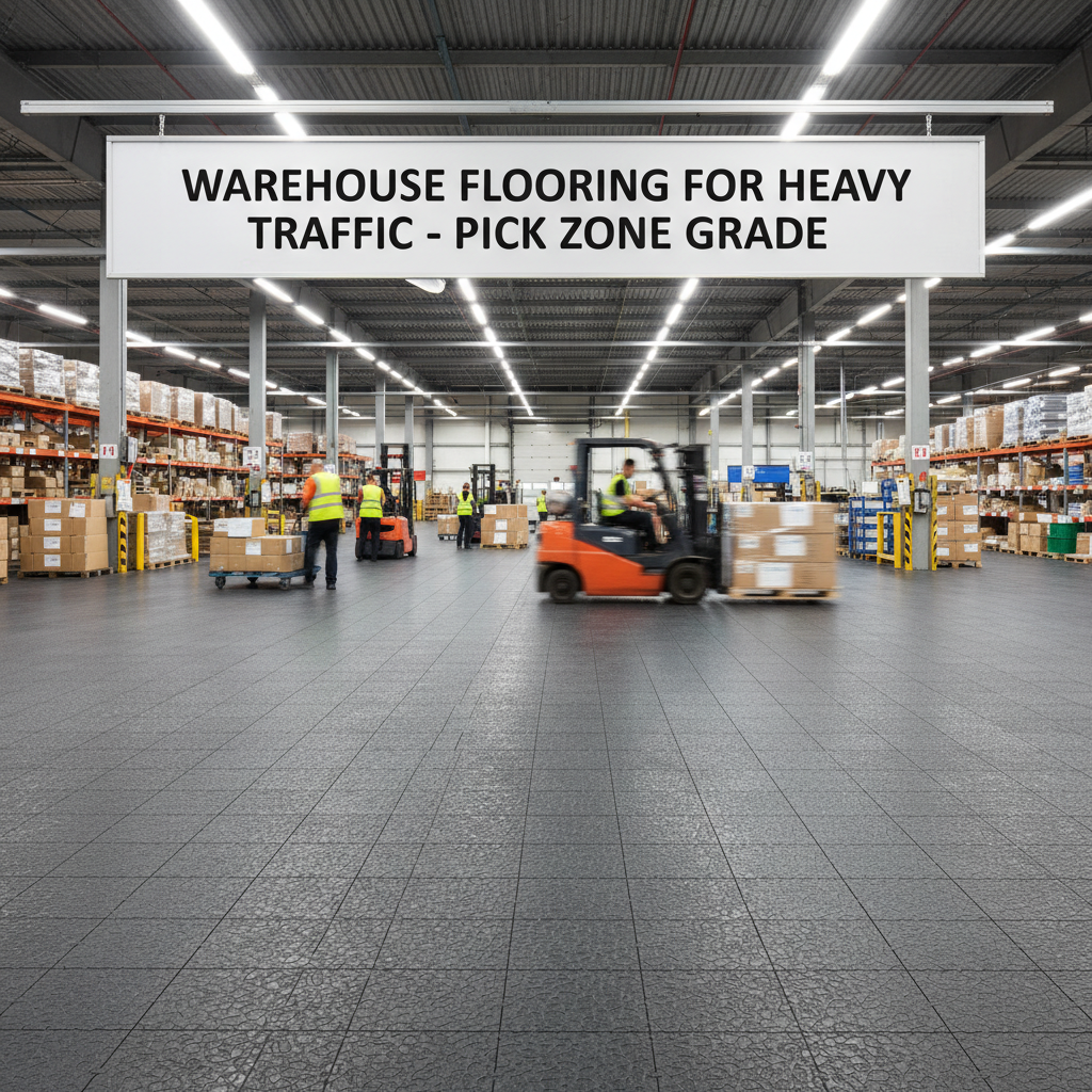 Warehouse Flooring for Heavy Traffic - Pick Zone Grade