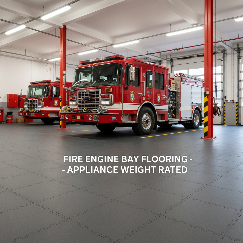 Fire Engine Bay Flooring - Appliance Weight Rated