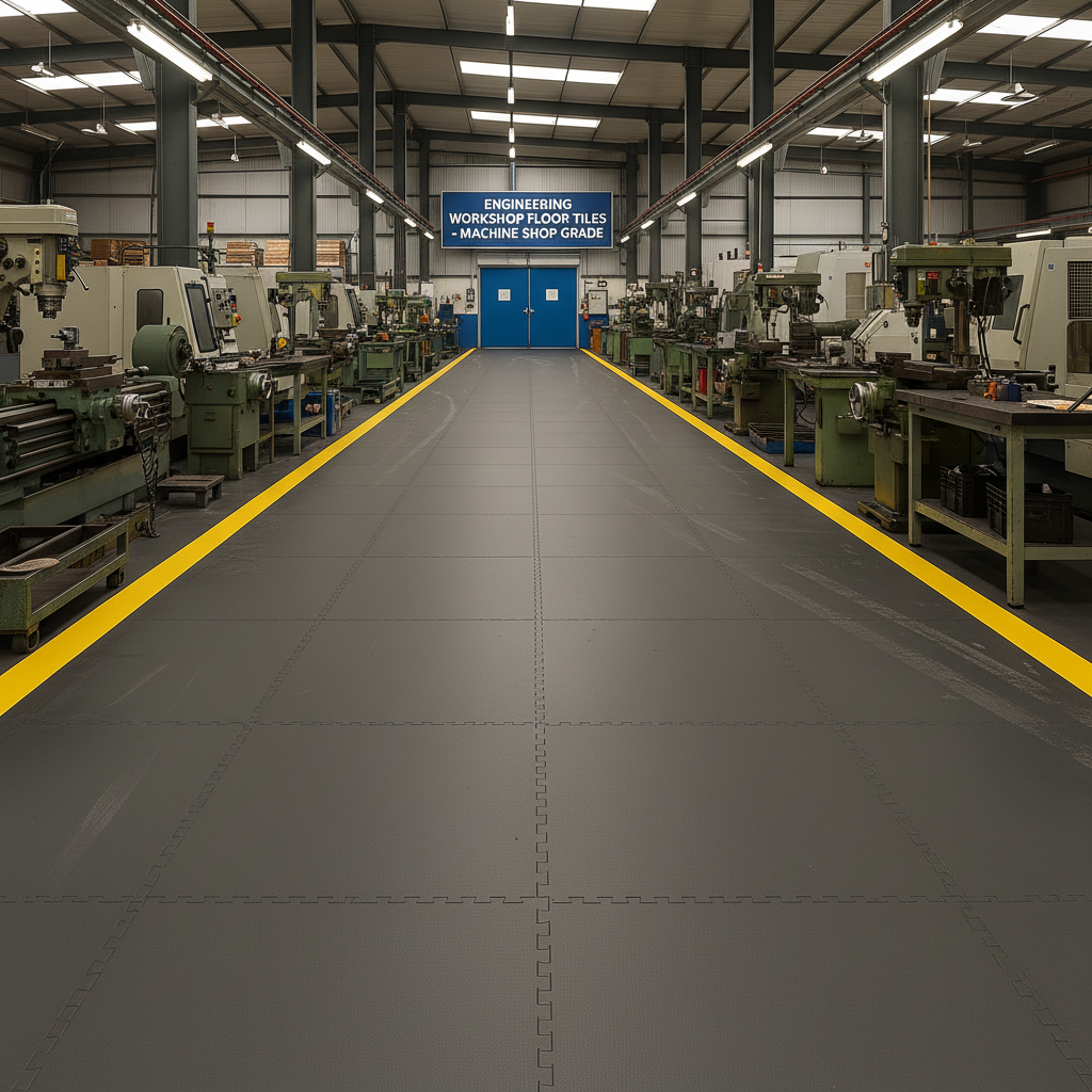 Engineering Workshop Floor Tiles - Machine Shop Grade