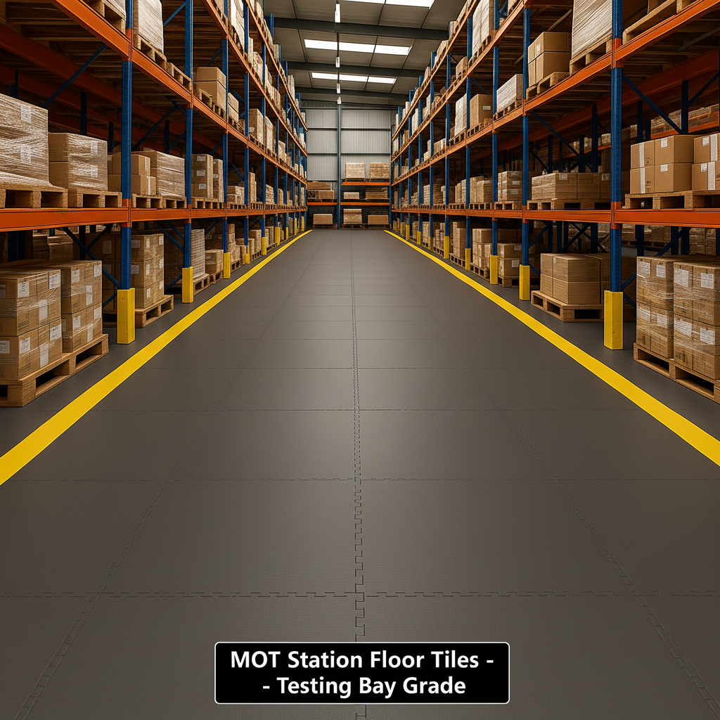 MOT Station Floor Tiles - Testing Bay Grade