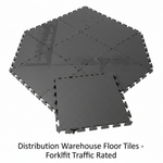Distribution Warehouse Floor Tiles - Forklift Traffic Rated