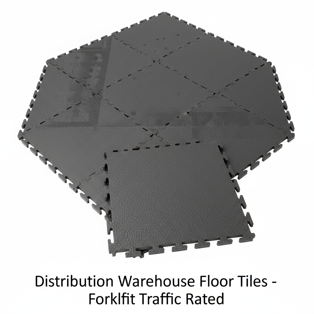 Distribution Warehouse Floor Tiles - Forklift Traffic Rated