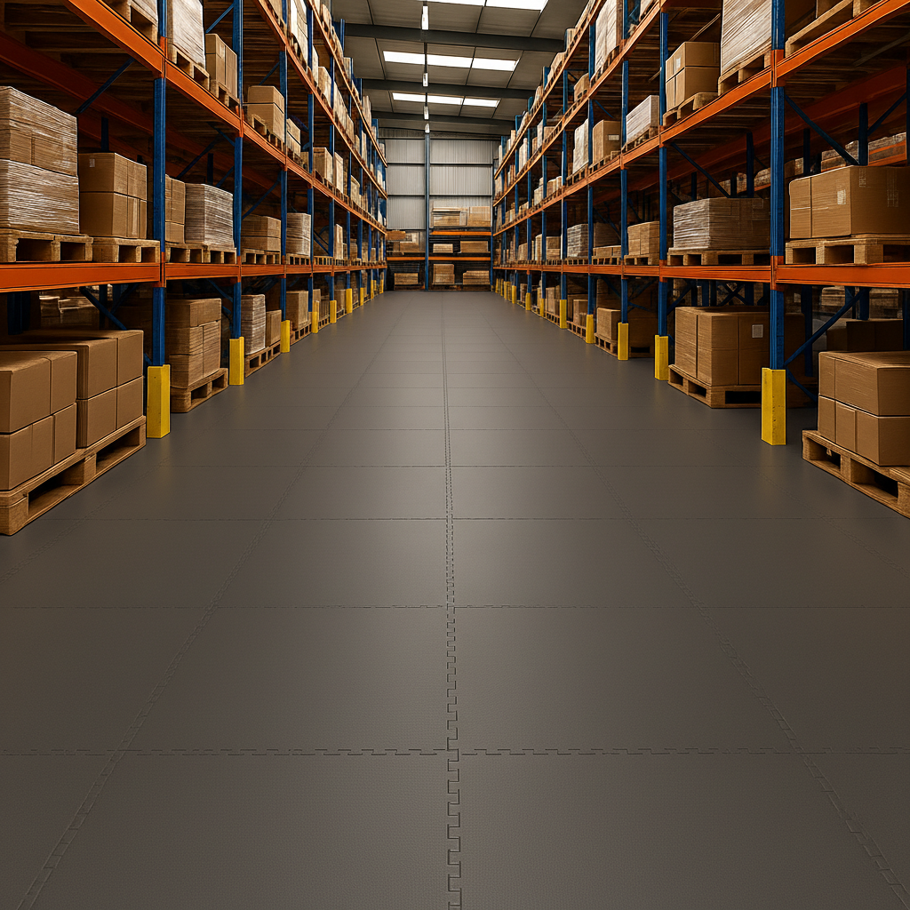 Industrial Concrete Cover Tiles - Damaged Floor Solution