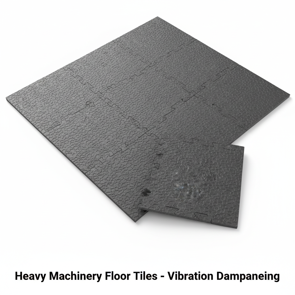 Heavy Machinery Floor Tiles - Vibration Dampening