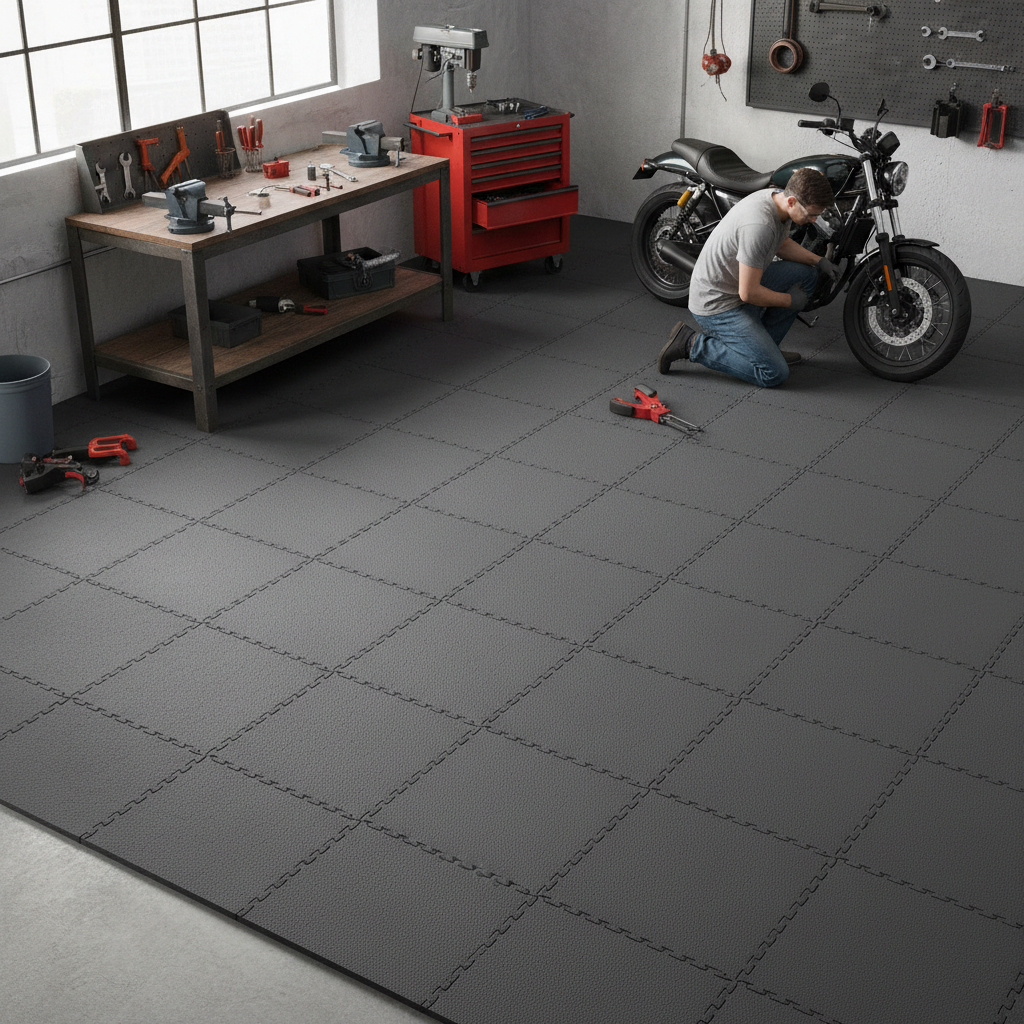 Professional Workshop Tiles - Anti-Fatigue Construction