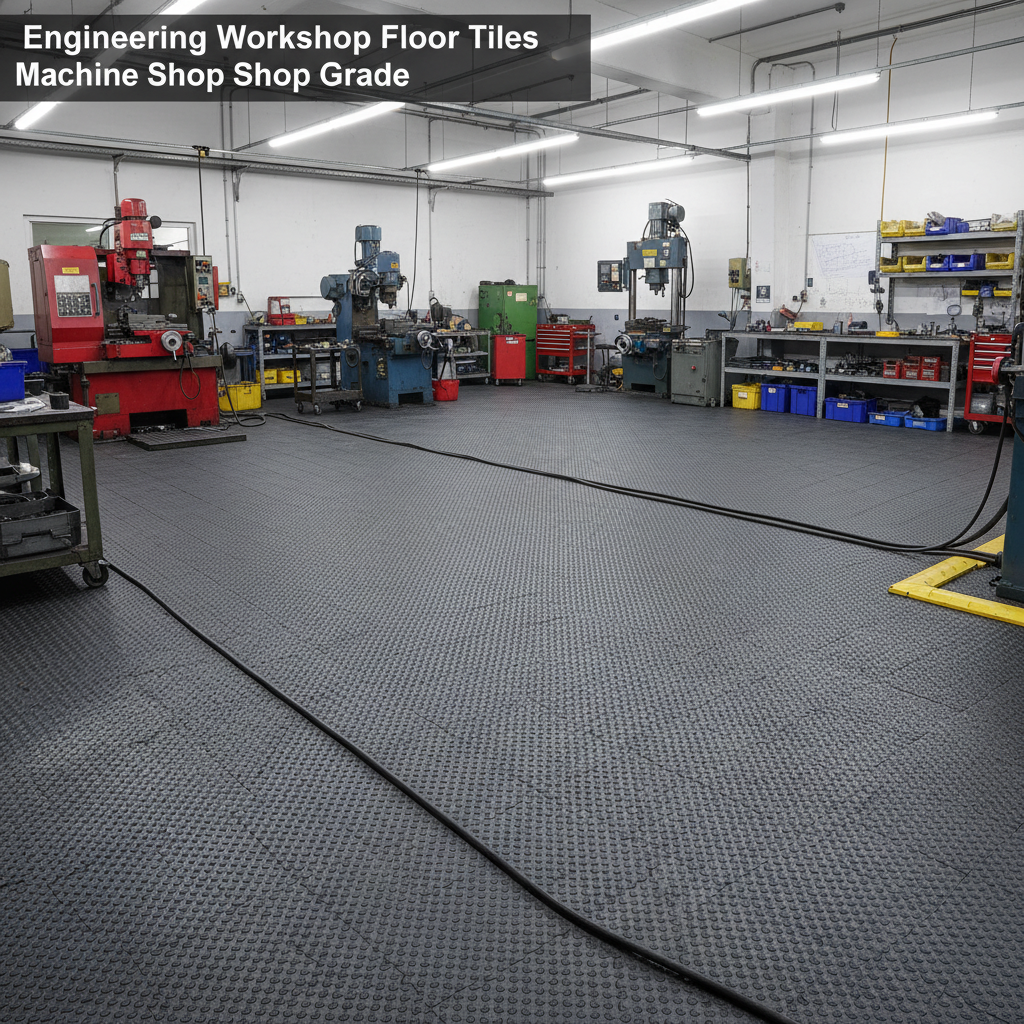 Engineering Workshop Floor Tiles - Machine Shop Grade
