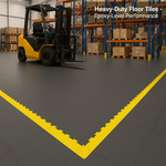 Heavy-Duty Floor Tiles - Epoxy-Level Performance