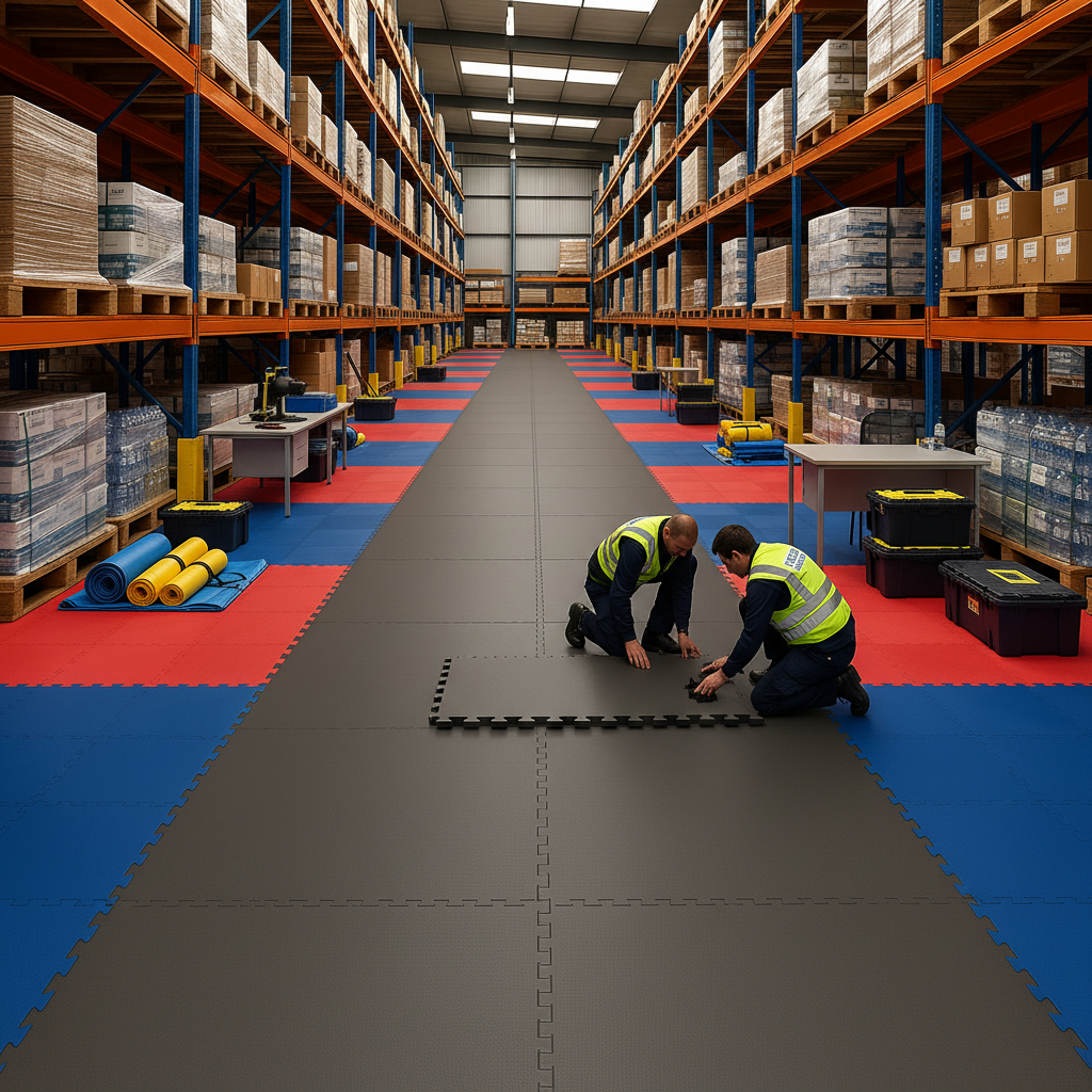 Emergency Services Flooring - Rapid Deployment Areas