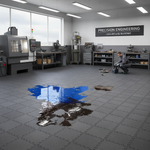Precision Engineering Flooring - Coolant & Oil Resistant