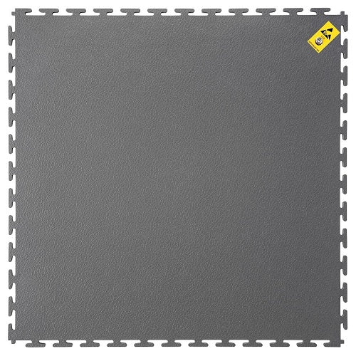 7mm ESD Anti-Static Interlocking PVC Floor Tiles | BS EN 61340 Compliant | Server Rooms & Electronics | UK Stock