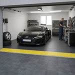 Trade Workshop Flooring - Oil & Chemical Resistant installed in warehouse setting
