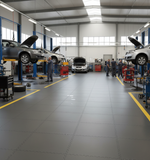 7mm X-Joint Interlocking PVC Floor Tiles | Heavy-Duty Garage & Workshop Flooring | UK Manufacturer