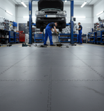 7mm Heavy-Duty Interlocking PVC Garage Floor Tiles | Industrial Grade | UK Stock