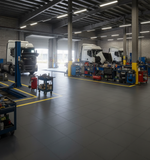 10mm Ultra Heavy-Duty Interlocking PVC Floor Tiles | Forklift & HGV Rated | Warehouse & Industrial | UK Stock