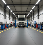10mm Ultra Heavy-Duty Interlocking PVC Floor Tiles | Forklift & HGV Rated | Warehouse & Industrial | UK Stock