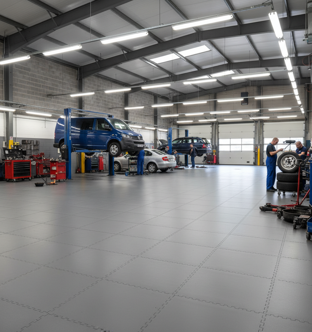 10mm PVC Floor Tile Ramps & Corners | Professional Edge Trim | Interlocking System | UK Stock