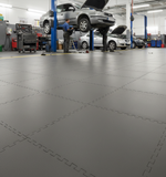 10mm PVC Floor Tiles Ultra Heavy Duty | Interlocking Garage & Workshop Flooring | 500x500mm 5 Tonne Load Rating UK
