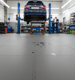 Heavy Duty Garage Floor Tiles 10mm PVC | Interlocking Oil Resistant Workshop Flooring | 5T Load Rated 500mm UK