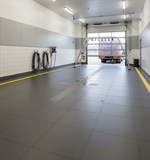 Fire Station Floor Tiles 10mm Heavy Duty | Appliance Bay Flooring Chemical Resistant | 5 Tonne Fire Engine Rated UK