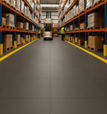 Factory & Warehouse Floor Tiles 10mm | Industrial Production Line Flooring | Forklift Safe Chemical Resistant UK