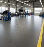 Oil & Chemical Resistant Garage Floor Tiles | 10mm PVC Workshop Flooring Diesel Proof | Acid & Solvent Safe Industrial UK