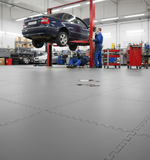 Anti-Slip R10 Industrial Floor Tiles 10mm | Heavy Duty PVC Non-Slip Workshop Flooring | Wet Area Safe 5 Tonne Rated UK