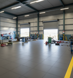 5 Tonne Load Rated PVC Floor Tiles 10mm | Ultra Heavy Duty Forklift & HGV Flooring | Industrial Strength 500x500mm UK