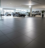 Retail Showroom Floor Tiles 10mm PVC | Car Dealership Shop Flooring | Professional Interlocking Display Tiles UK